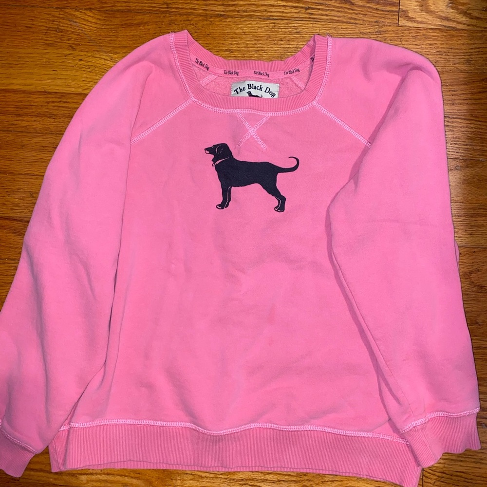 Vintage black dog crewneck sweatshirt